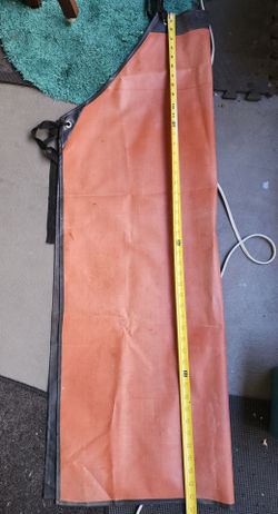 Thick Rubber Apron-black/orange Apron