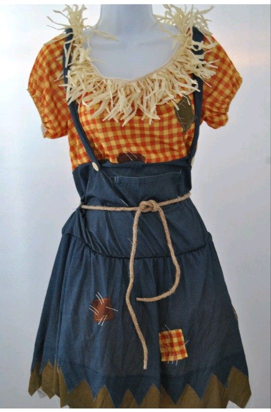 Woman's Costume Scarecrow Size M