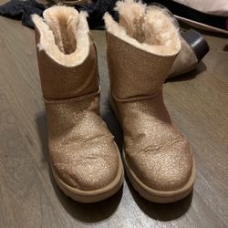 Womens Glitter Bow Uggs 