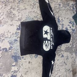 black hell star hoodie 