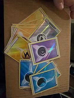 Pokemon Holo energys.