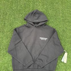 Fear of God Essentials Hoodie Black