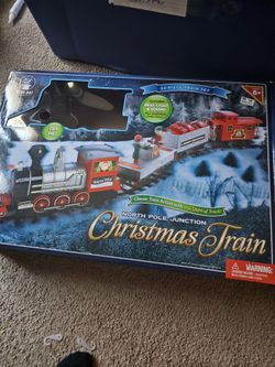 Christmas Train Set. Used In Good Shape .
