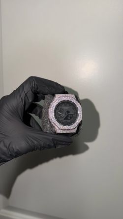 Moissanite Diamond Black GA2100 Gshock