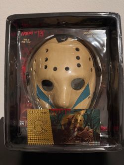 NECA Friday the 13th Part V Jason Mask Prop Replica – New Sealed + Horror  Card