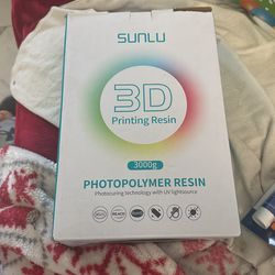 3D printing resin solid black