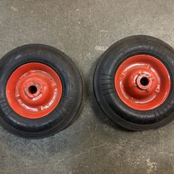 Solid Rubber Caster Wheels 5.5”x 1.25”