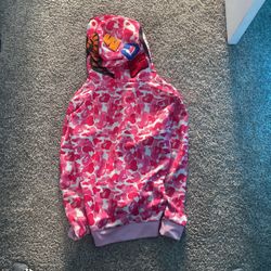 Pink Bape Hoodie