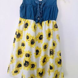 Girl’s Flower Print Dress