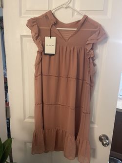 Mauve Shift Dress Size L Tags Still On The Dress