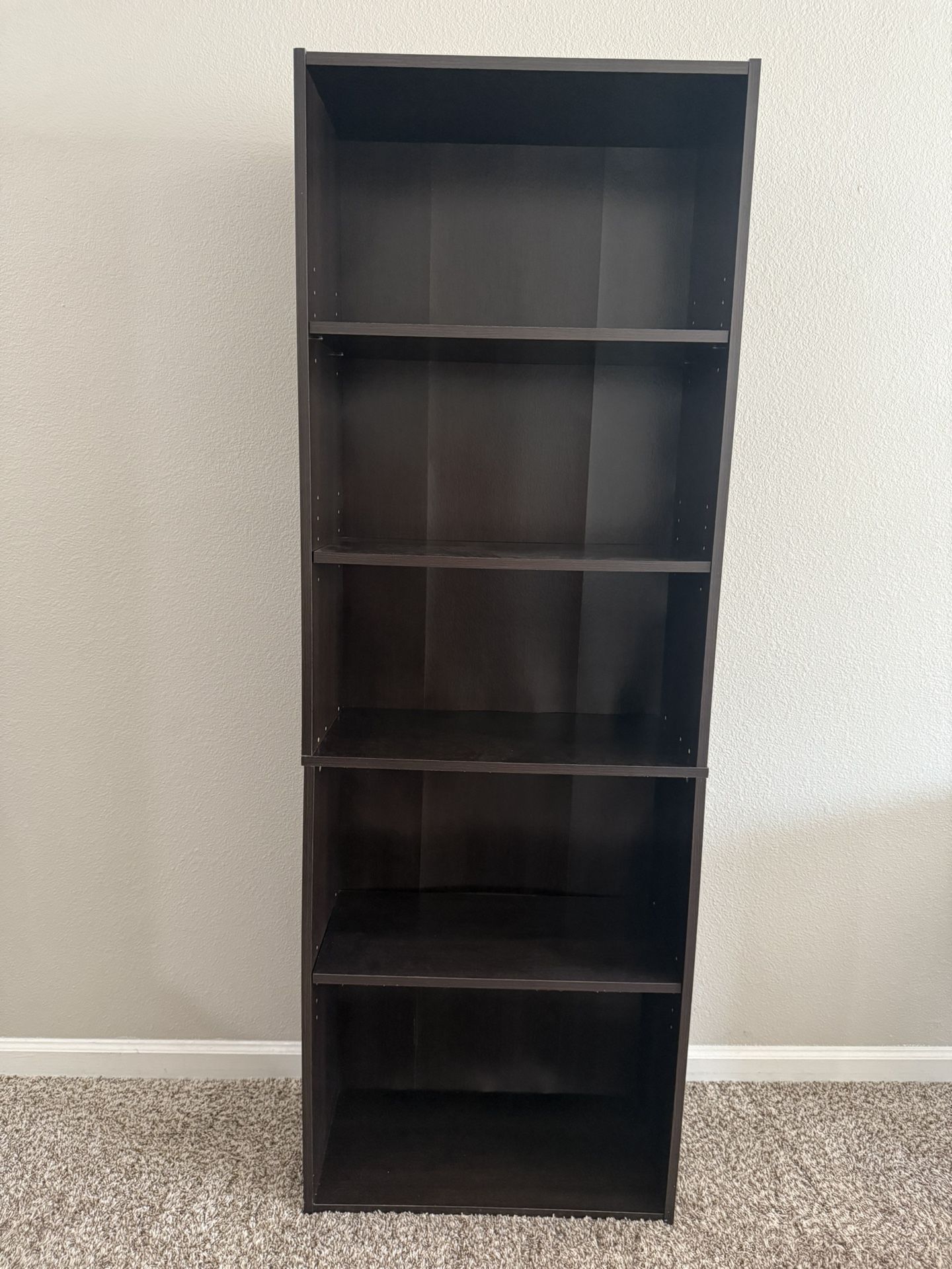 Book shelf - 5 Shelves With Adjustable Height