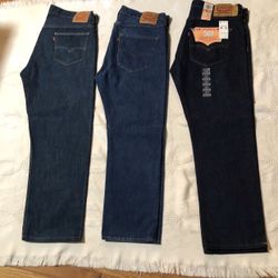 3 Men’s 501 Levi’s 36x30 $75