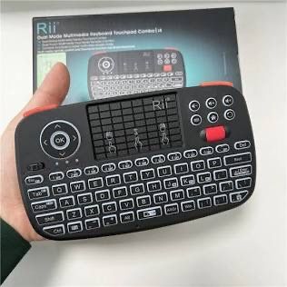 Rii i4 Mini Keyboard with duo connection (Wireless, Bluetooth)