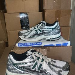 Brand New Men's New Balance 1906R Silver Metallic Night watch Green Size 10.5