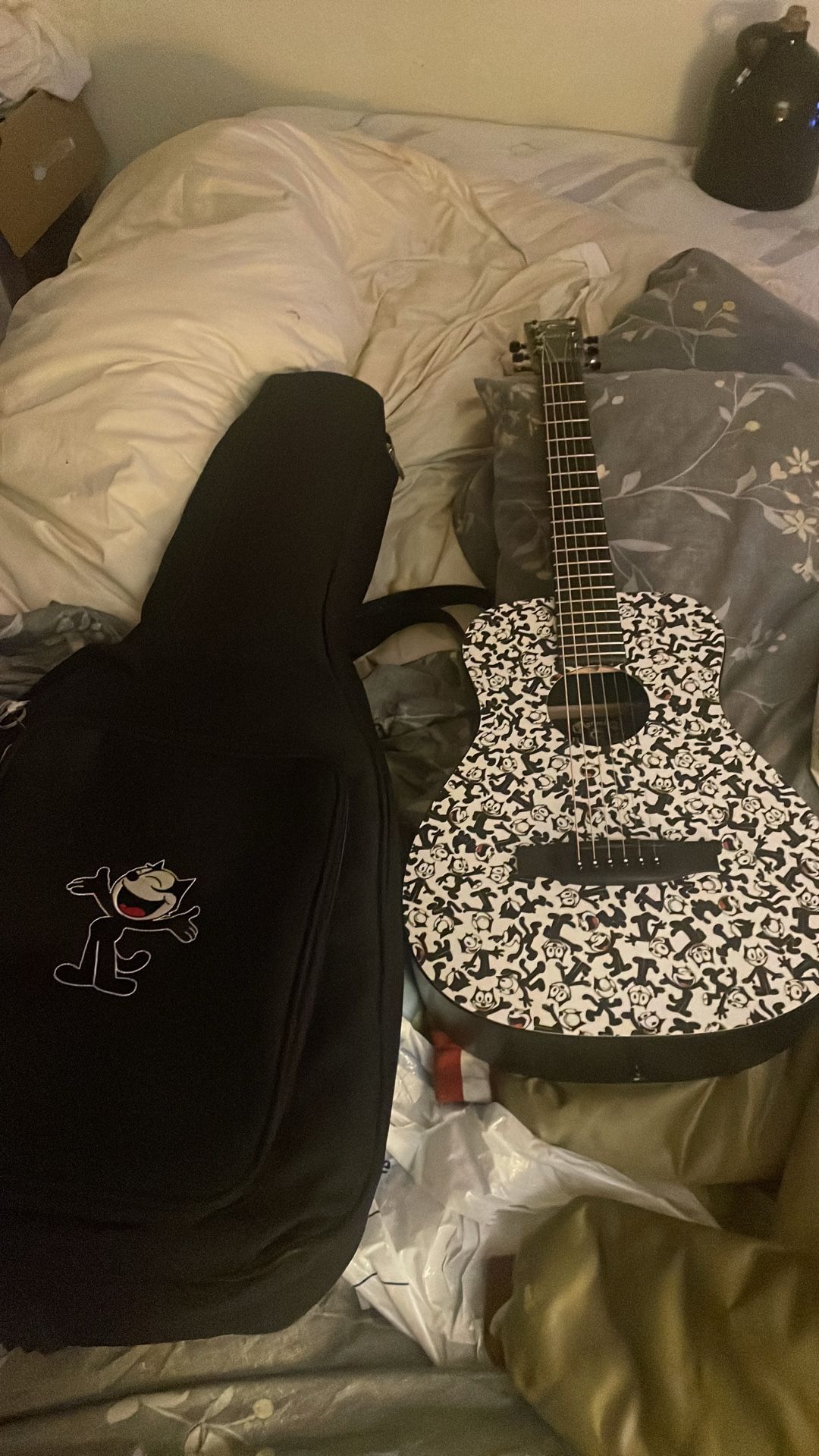 Martin Acoustic Guitar Felix The cat limited edition