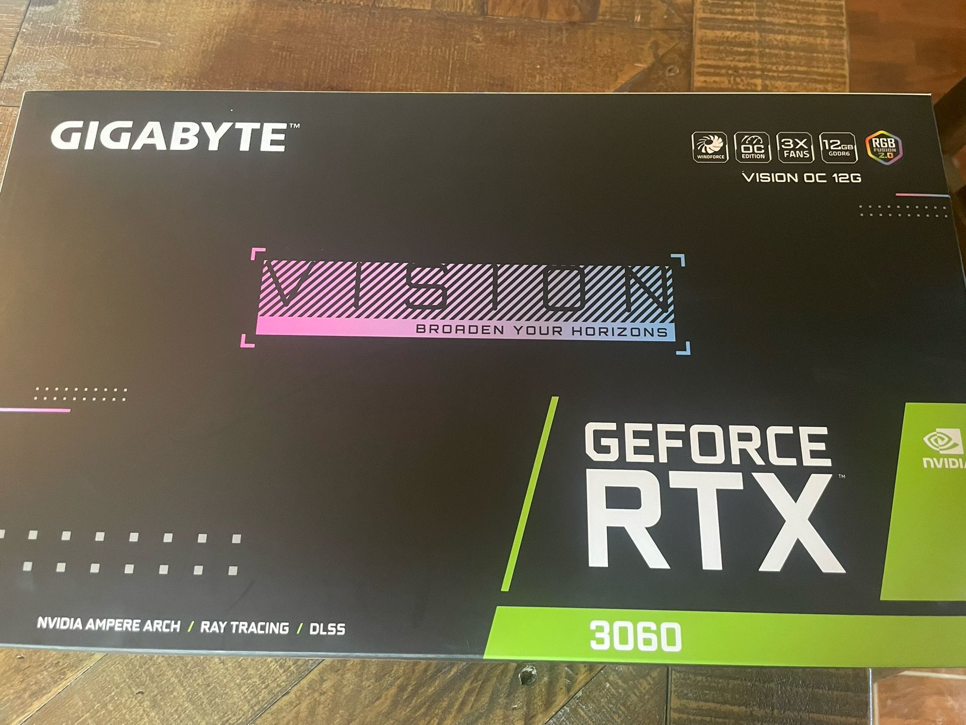 Gigabyte Geforce rtx 3060 vision OC 12GB