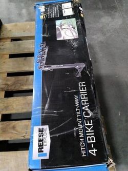 Reese Explore 4-Bike Black Steel Bike Rack Brand New In The Box