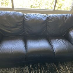 Leather Couch Set 