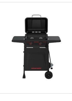 2-Burner Propane Gas Grill in Black