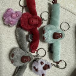New Kipling Monkey Keychain Lot For Bags Etc