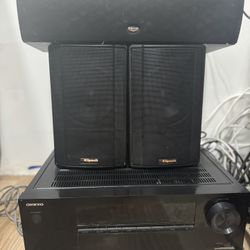 Home Theater System (Klipsch Speakers + Onkyo Receiver)