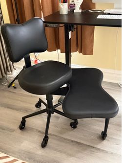 Back support desk chair