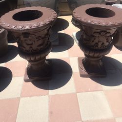 New Flower Pots Made Out Of Cement 