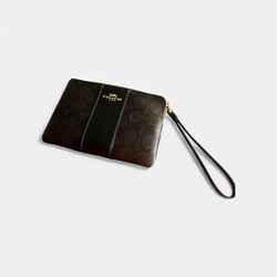 Brand New Coach Small Brown Wristlet