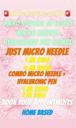 Lip filler service HOME BASED