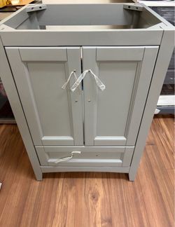 24 Inch Vanity Cabinet Gray Color Special price $95