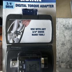 Quinn Digital Torque Adapter, Brand New