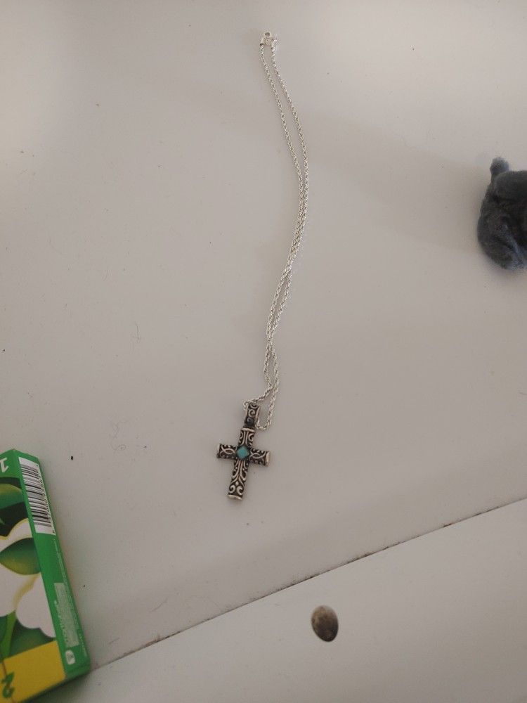 22 Inch Cross Necklace 