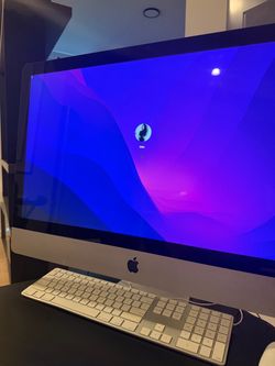 Apple iMac 27” + Desk & 2 Chairs – Complete Home Office Setup