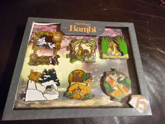 2017 Bambi 75th anniversary pin set