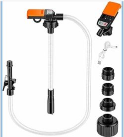 Bomba de transferencia de combustible con sensor de parada automática, bomba de lata de gas portátil alimentada por USB/batería con flujo alto de 3.8 