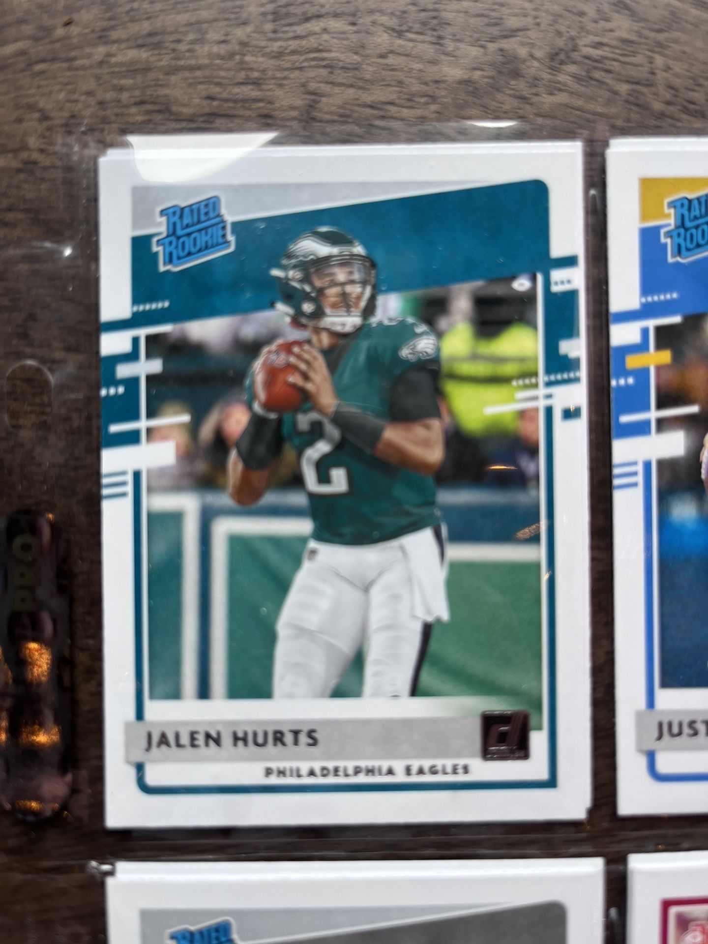Jalen Hurts Rookie Football Card