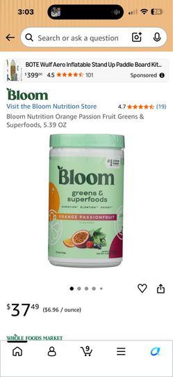 BLoom green & superfood 10.24 oz