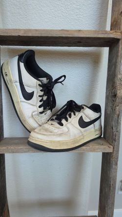 Nike By You Air Force 1 White and  Black size 5Y