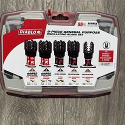 Diablo 9pc Multitool Blade Set