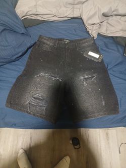 All black jorts never been worn with tags still pn