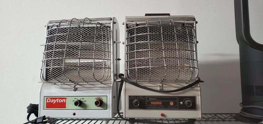 Dayton 3VU31 & Markel Neo-Glo 198TM-ASA Radiant Heater Built in Fan