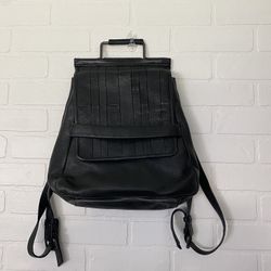 Kooba Leather Backpack Hand Bag Shoulder Bag 