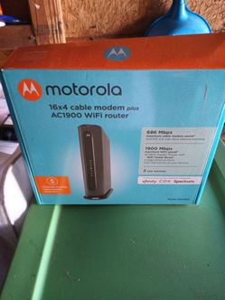 Motorola MG 7550 cable modem WiFi router