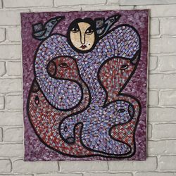 Haitian Artist Roland St. Hubert Signed 20 X 24 Canvas - 1993