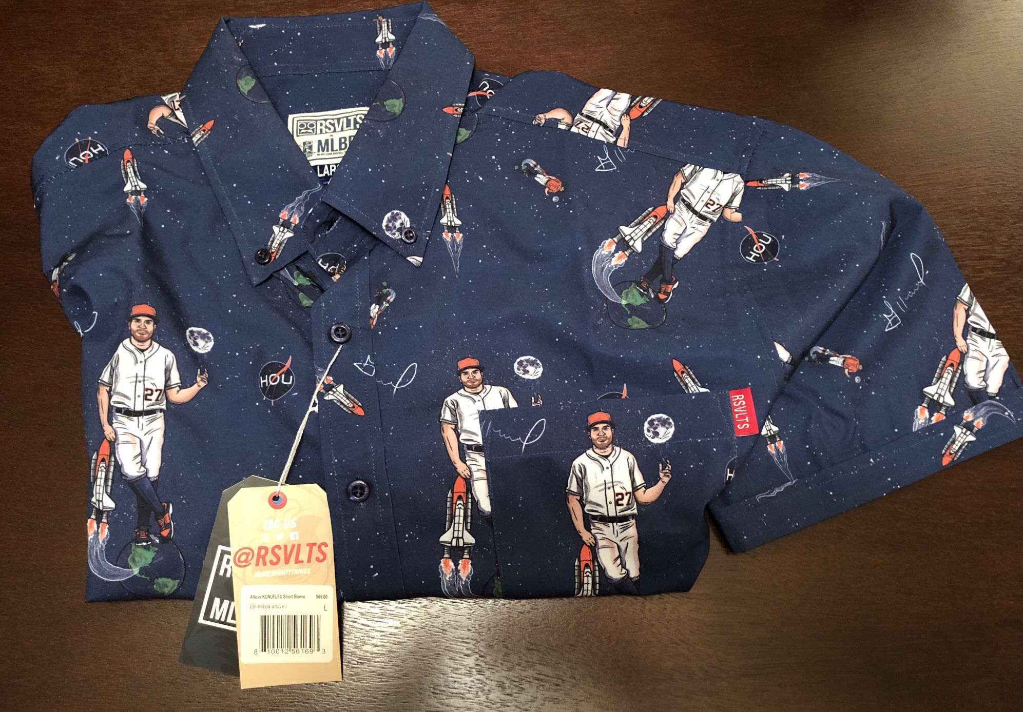 RSVLTS x MLBPA Houston Astros Mens Short Sleeve Shirt Kunuflex Jose Altuve  S for Sale in Le Perray-en-yvelines, IDF - OfferUp