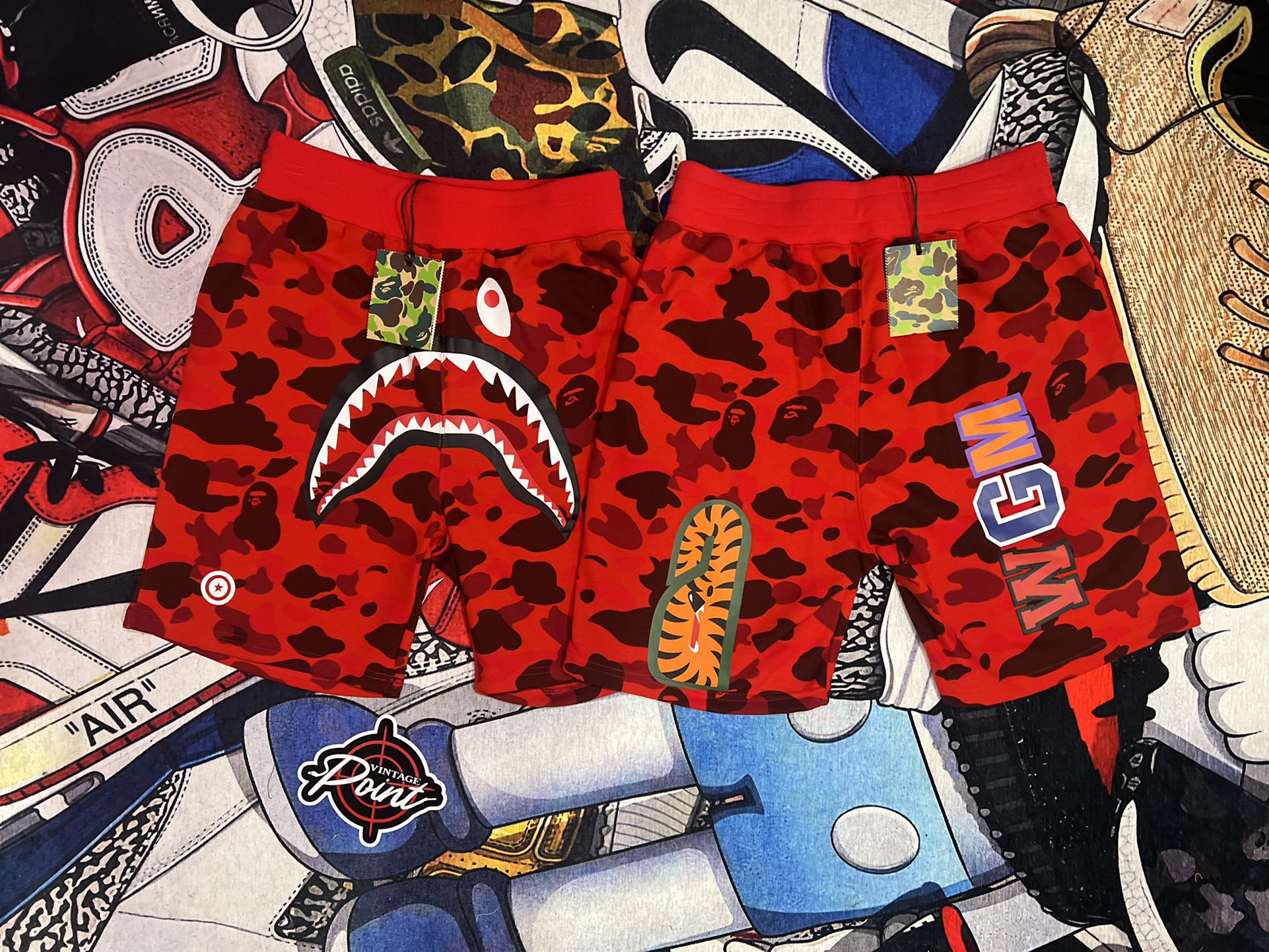 Bathing Red Camo MGM Shorts 