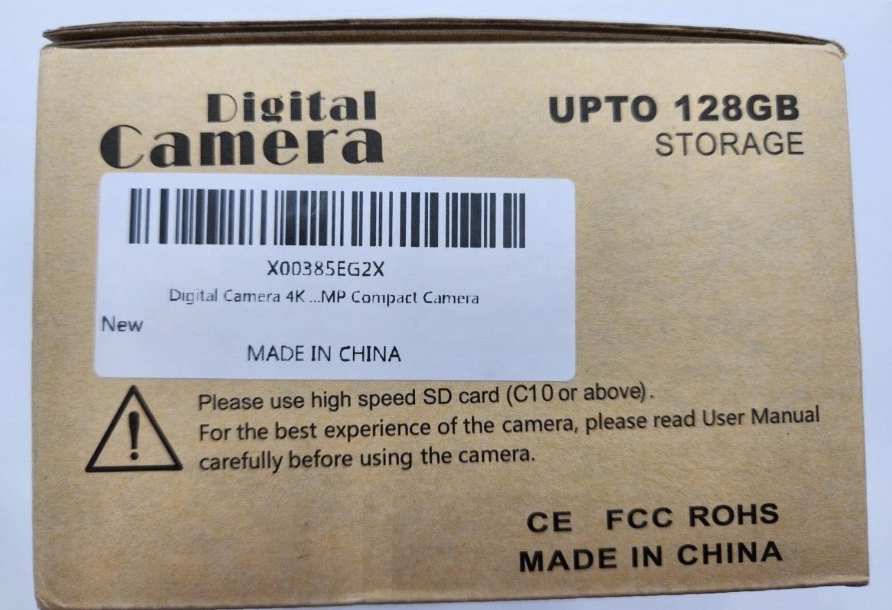 📸 Brand New 4K Digital Camera | 48MP Photos | Supports 128GB