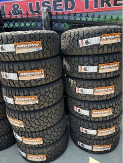 35x12.50r20 Arroyo tires nuevas con 50,000 millas de garantía las 4