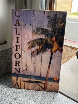 California Rustic Beach Wall Art – 25" x 40"