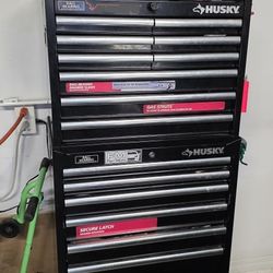 Husky 27"+26" 16 drawer tool box chest ball bearing